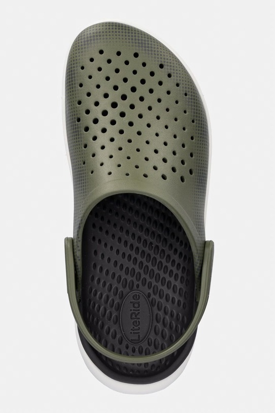 Crocs klapki męskie InMotion Micro Geo Clog zielony 212540.309
