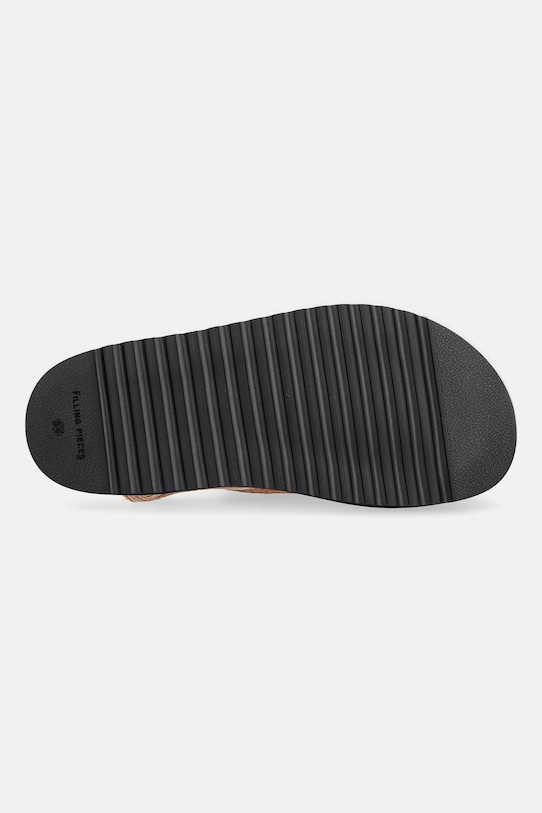 Filling Pieces klapki męskie skórzane Clog Panier 112613332319.220 beżowy