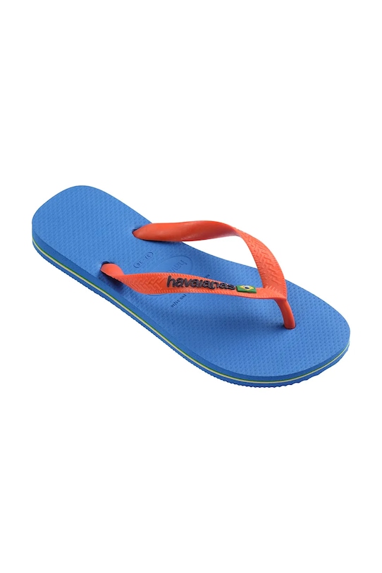 Obuwie Havaianas japonki męskie BRASIL LOGO 4110850.2609 niebieski