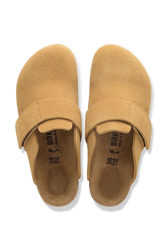 Semišové šľapky Birkenstock Loma hnedá 1031603