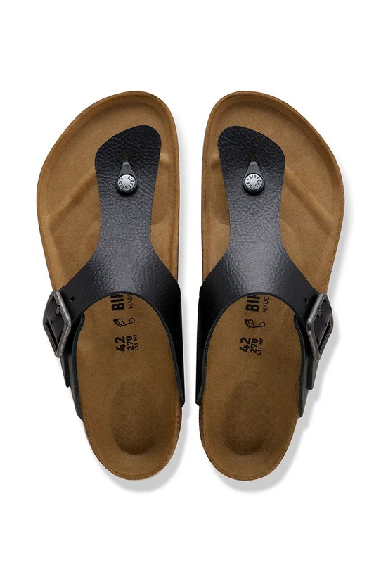 Birkenstock Ramses klapki męskie skórzane 1031410 czarny