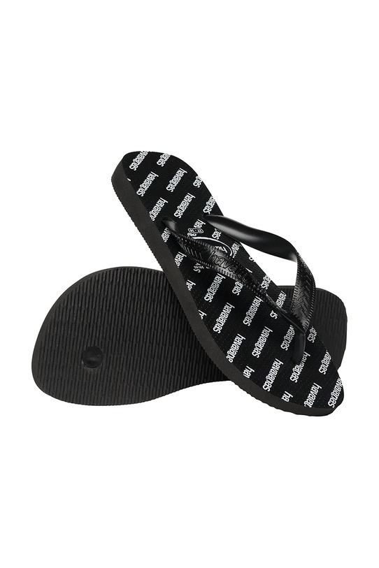 Παντόφλες Havaianas TOP LOGOMANIA ESSENTIAL BALLET μαύρο 4149891.0090