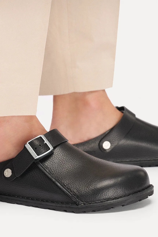 Birkenstock klapki zamszowe Lutry 1031273