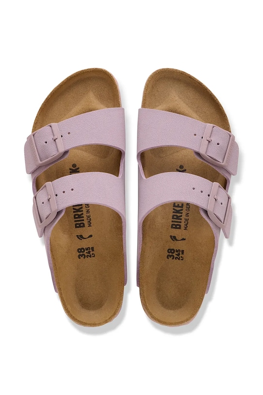 Обувки Велурени чехли Birkenstock Arizona 1031479 виолетов