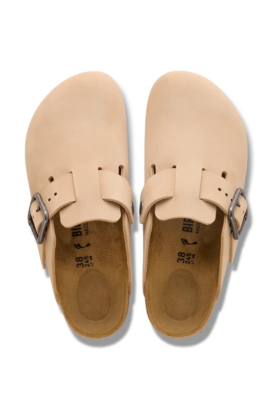 Obuća Natikače od nubuk kože Birkenstock Boston 1031584 bež