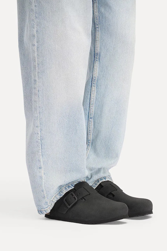 Nubukové šľapky Birkenstock Boston 1031585