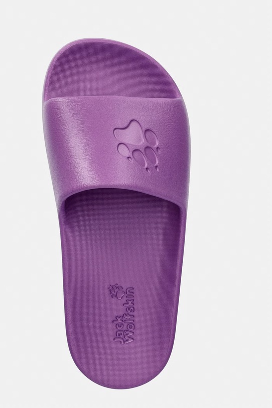 Jack Wolfskin klapki basenowe Paw Slider fioletowy A65742
