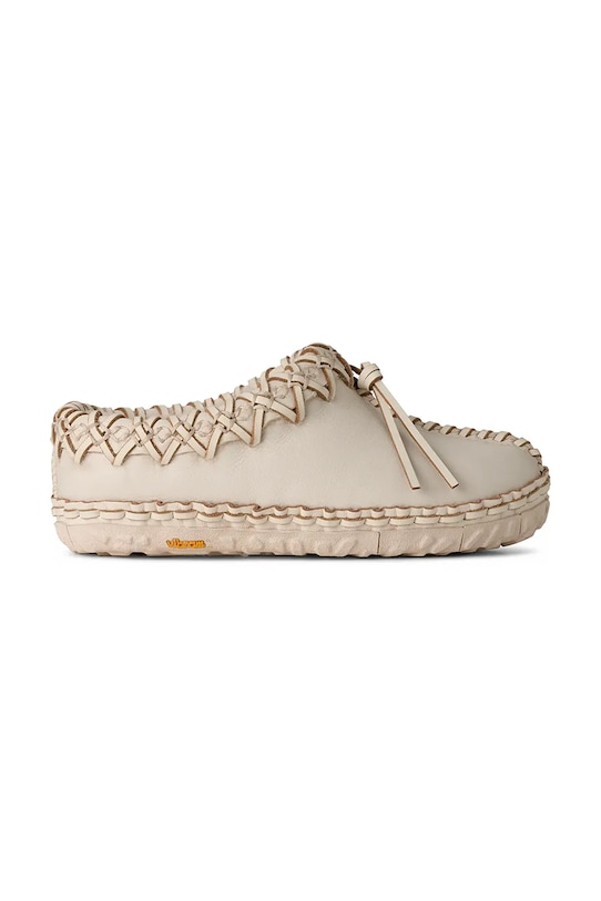 UGG W Tasman Albite ciabatte in pelle beige 1175271.JSM
