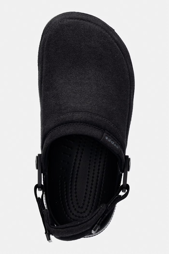 Crocs klapki Classic Crafted Vegan Suede Cg czarny 211930.001