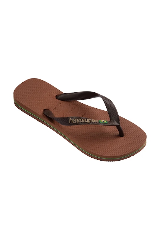 Obuwie Havaianas japonki BRASIL LOGO 4110850.2815 brązowy