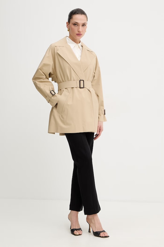 Weekend Max Mara trencz OVATTA 2615021031600 beżowy SS26