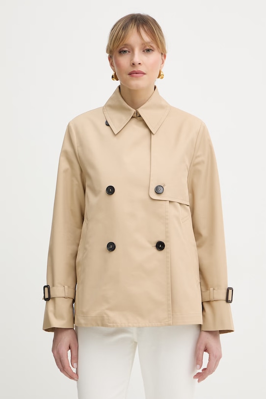 Weekend Max Mara płaszcz BIGLIA nieocieplane beżowy 2615021051600
