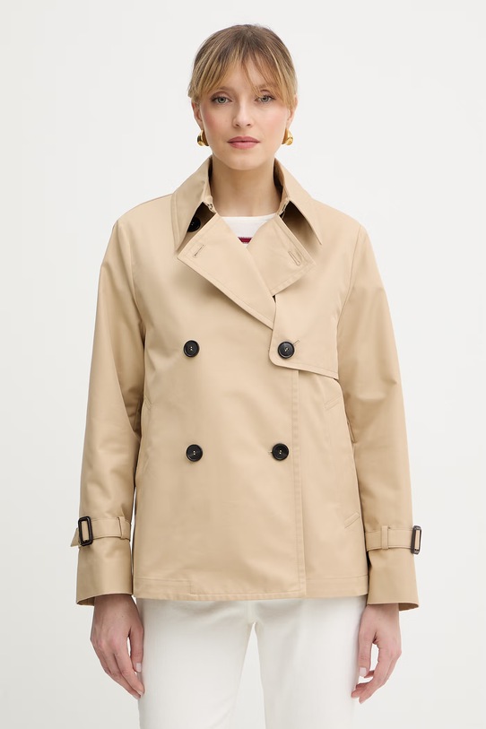 Weekend Max Mara płaszcz BIGLIA beżowy 2615021051600