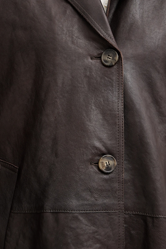 Weekend Max Mara płaszcz skórzany CAMINO 2615471011600