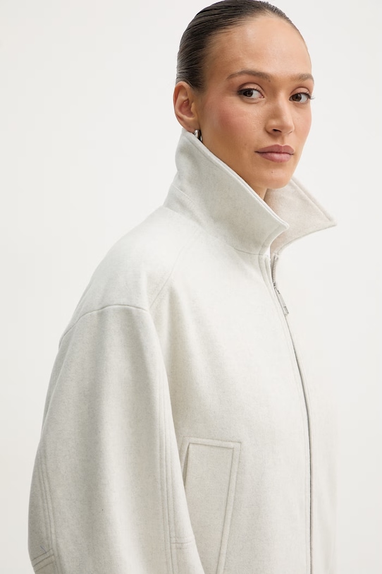 Jakna z dodatkom volne BOSS Orange C Cariana siva 50552107