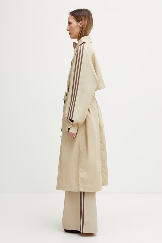 adidas Originals płaszcz KD3734 beżowy SS26