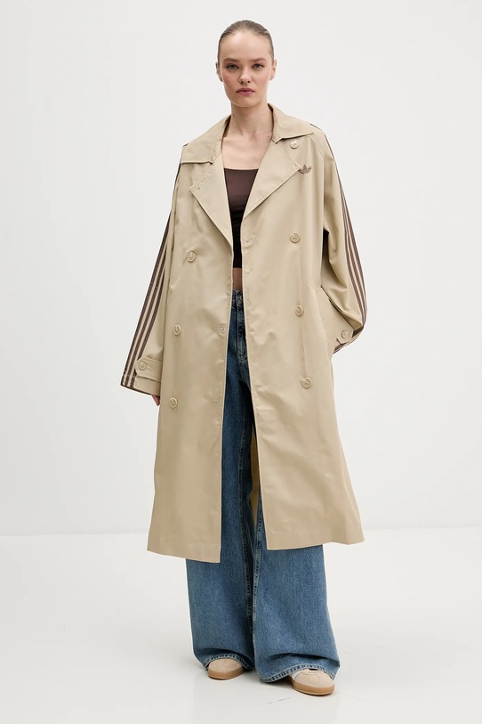 adidas Originals płaszcz beżowy KD3734