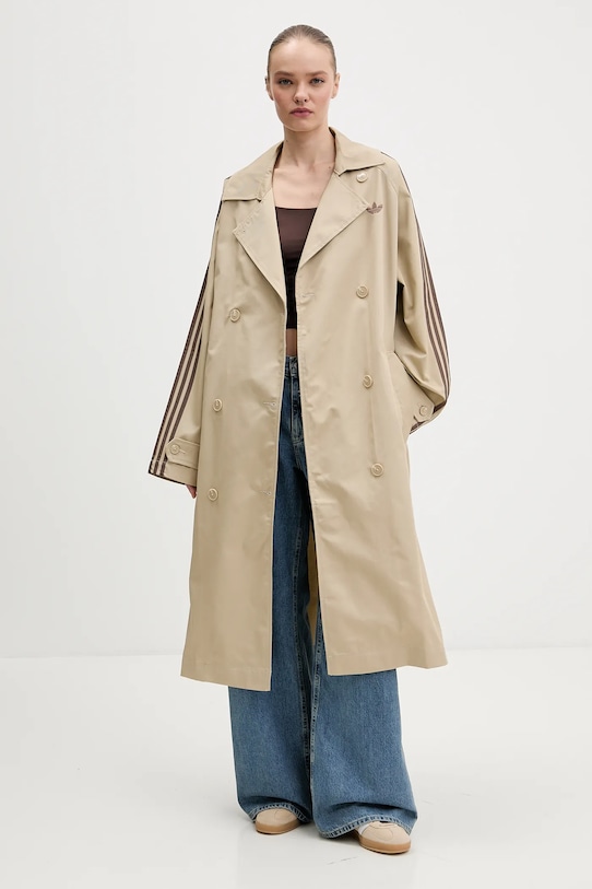 adidas Originals płaszcz beżowy KD3734