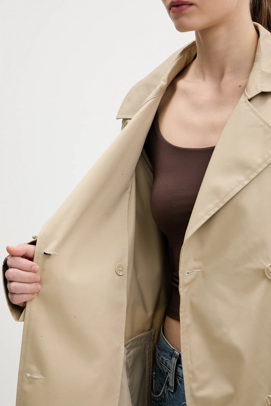 adidas Originals płaszcz KD3734 beżowy