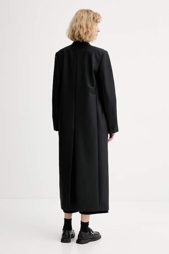 Îmbrăcăminte Kenzo haină cu lână FG52MA2459FA negru