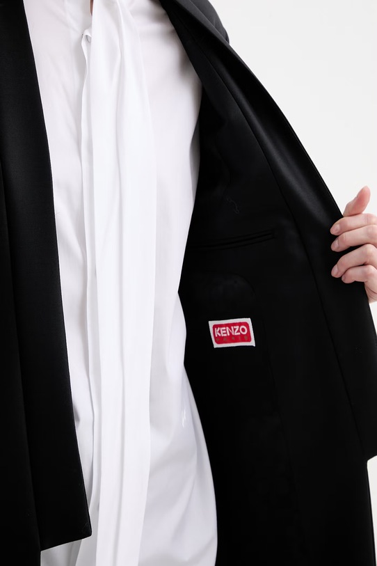 Kenzo płaszcz z dodatkiem wełny FG52MA2459FA