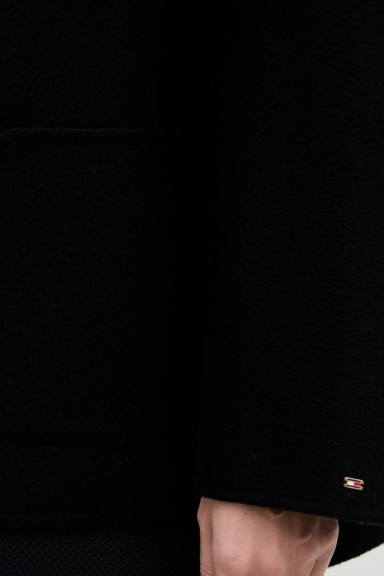 Tommy Hilfiger płaszcz z dodatkiem wełny WW0WW47758
