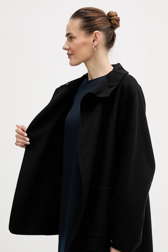 Tommy Hilfiger płaszcz z dodatkiem wełny WW0WW47758