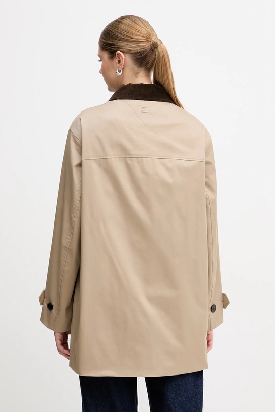 Odzież Tommy Hilfiger płaszcz WW0WW47765 beżowy