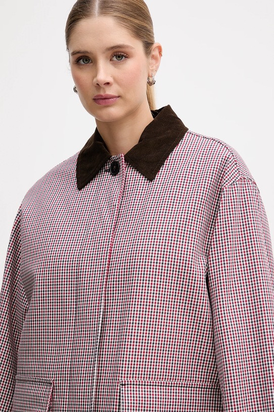 Tommy Hilfiger kurtka bawełniana czerwony WW0WW47766