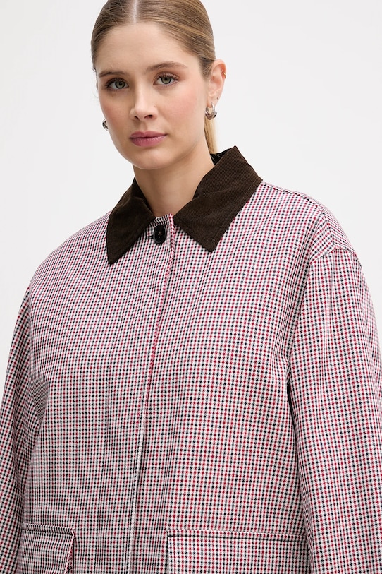 Tommy Hilfiger kurtka bawełniana czerwony WW0WW47766