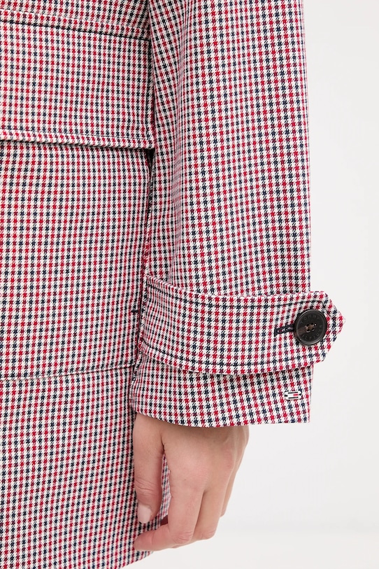 Tommy Hilfiger kurtka bawełniana WW0WW47766 czerwony