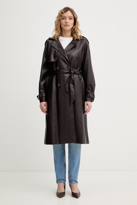 Guess płaszcz BIANKA brązowy W6RL19.WJ590