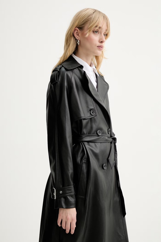 Guess płaszcz BIANKA czarny W6RL19.WJ590