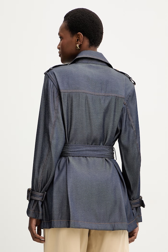 Ρούχα Παλτό Guess REGINE W6RL50.WL842 μπλε