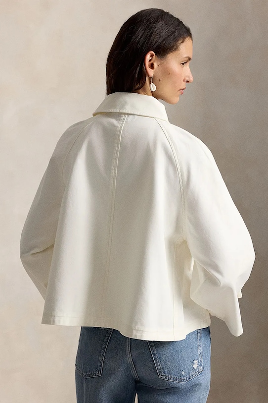 Polo Ralph Lauren płaszcz bawełniany 211A93141 beżowy SS26