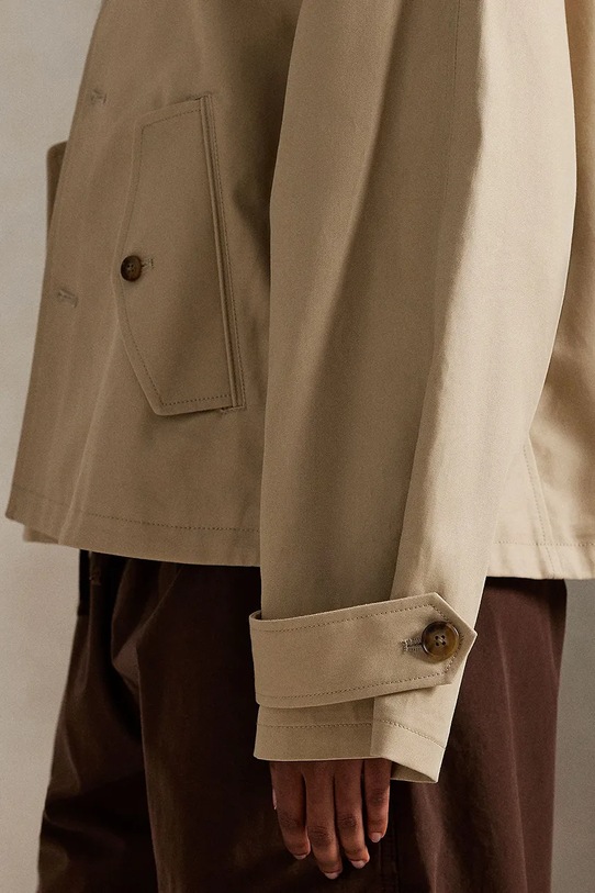 Polo Ralph Lauren płaszcz bawełniany 211A93141 beżowy