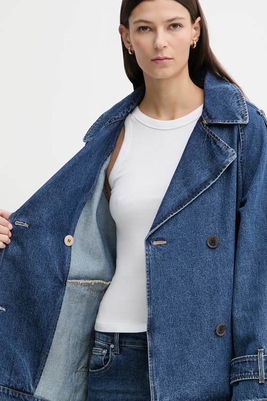 Dkny płaszcz jeansowy DL5MPV83