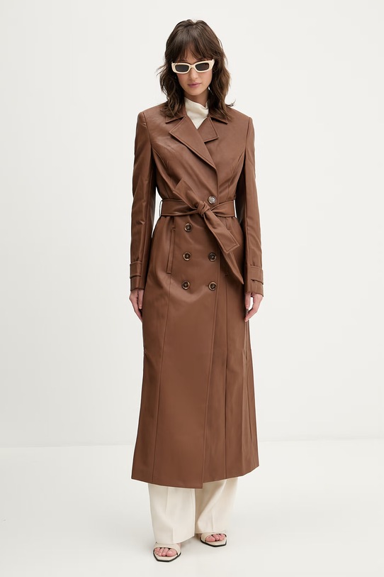 Bardot płaszcz 59899JB5 brązowy SS26