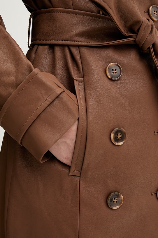 Bardot płaszcz 59899JB5 brązowy