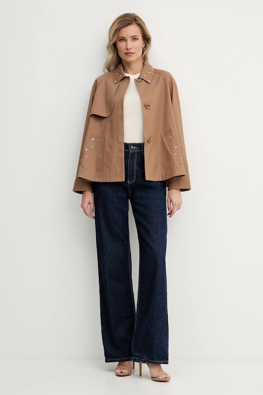 Joseph Ribkoff płaszcz 261907 brązowy SS26