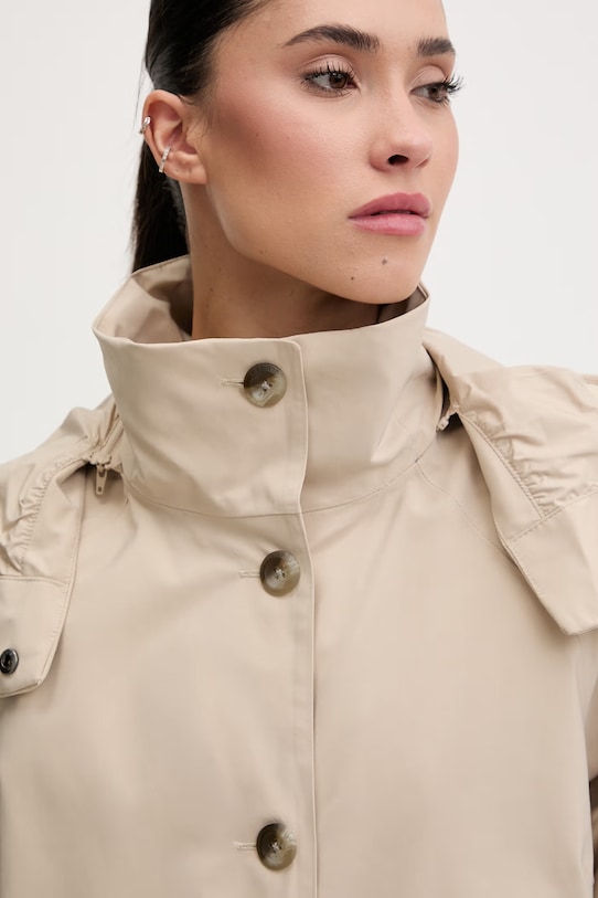 Columbia długa kurtka damska beżowy 2162251