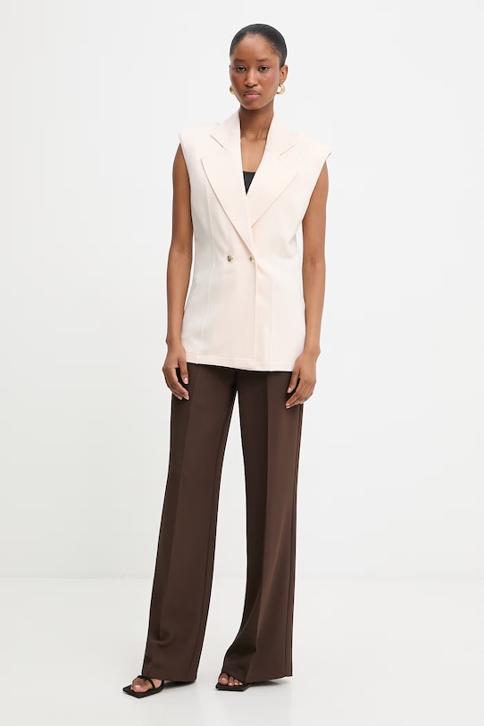 Liu Jo kamizelka TA6025.JS182 beżowy SS26