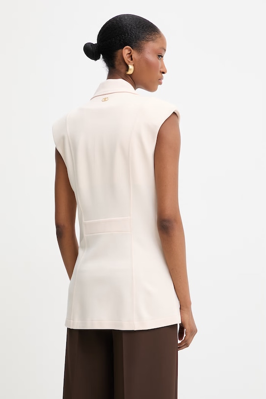 Odzież Liu Jo kamizelka TA6025.JS182 beżowy