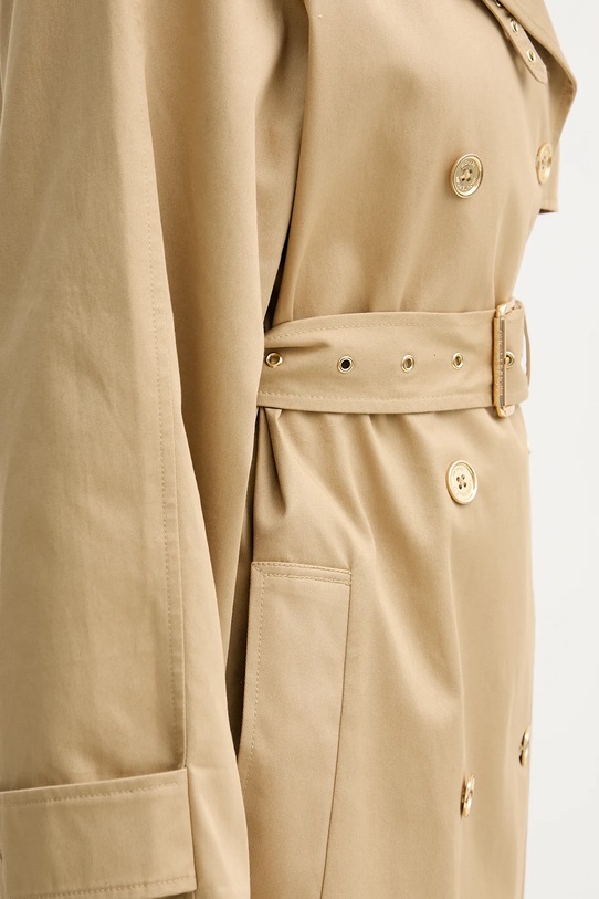 MICHAEL Michael Kors trencz bawełniany MR620FLKQH beżowy