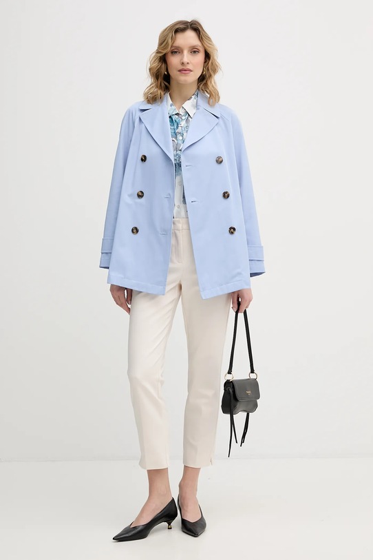 Marella krótki trencz Emme by Marella 2615021121200 niebieski SS26