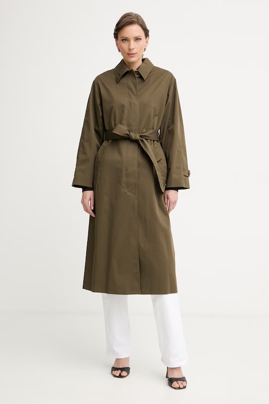 iBlues trenčkot ženski bombaž z elastanom LUME zelena 2617121041200