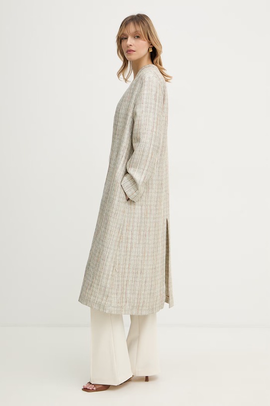 Forte Forte płaszcz 14510.my.coat srebrny SS26