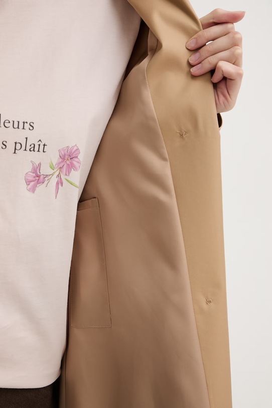 Twinset Καμπαρντίνα γυναικεία βαμβακερή 261TP2230