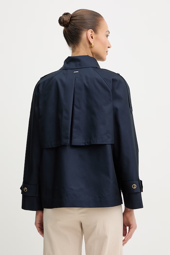 Oblečenie Twinset dámsky kabát 261TP2231 tmavomodrá