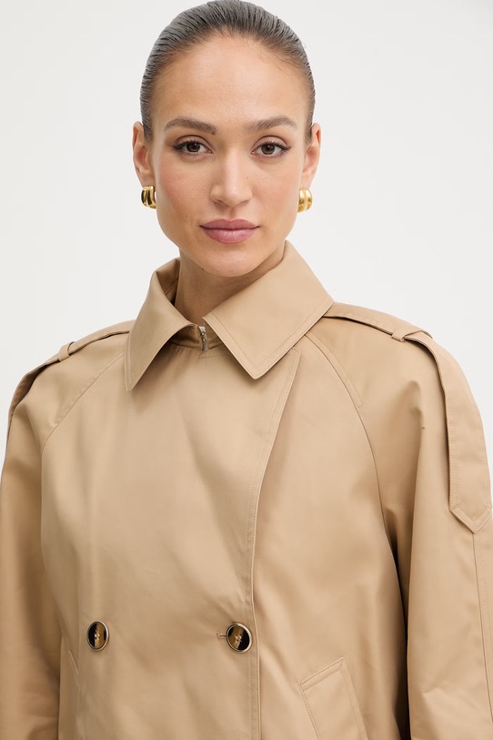 Twinset płaszcz damski 261TP2231 beżowy